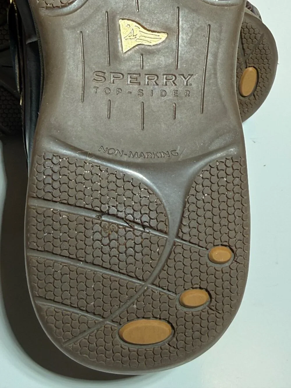 Sperry Top-Sider GOLD CUP Men's Boat Shoe Amaretto (Dark Brown) 0579052 Size 13W